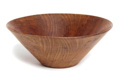 Lathe Turned Teak Bowl by Shigemichi Aomine for National Crafts Council