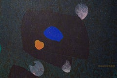 1960s Japanese Woodblock Abstract Hideo Hagiwara Germination Nº 5 1965 187/210