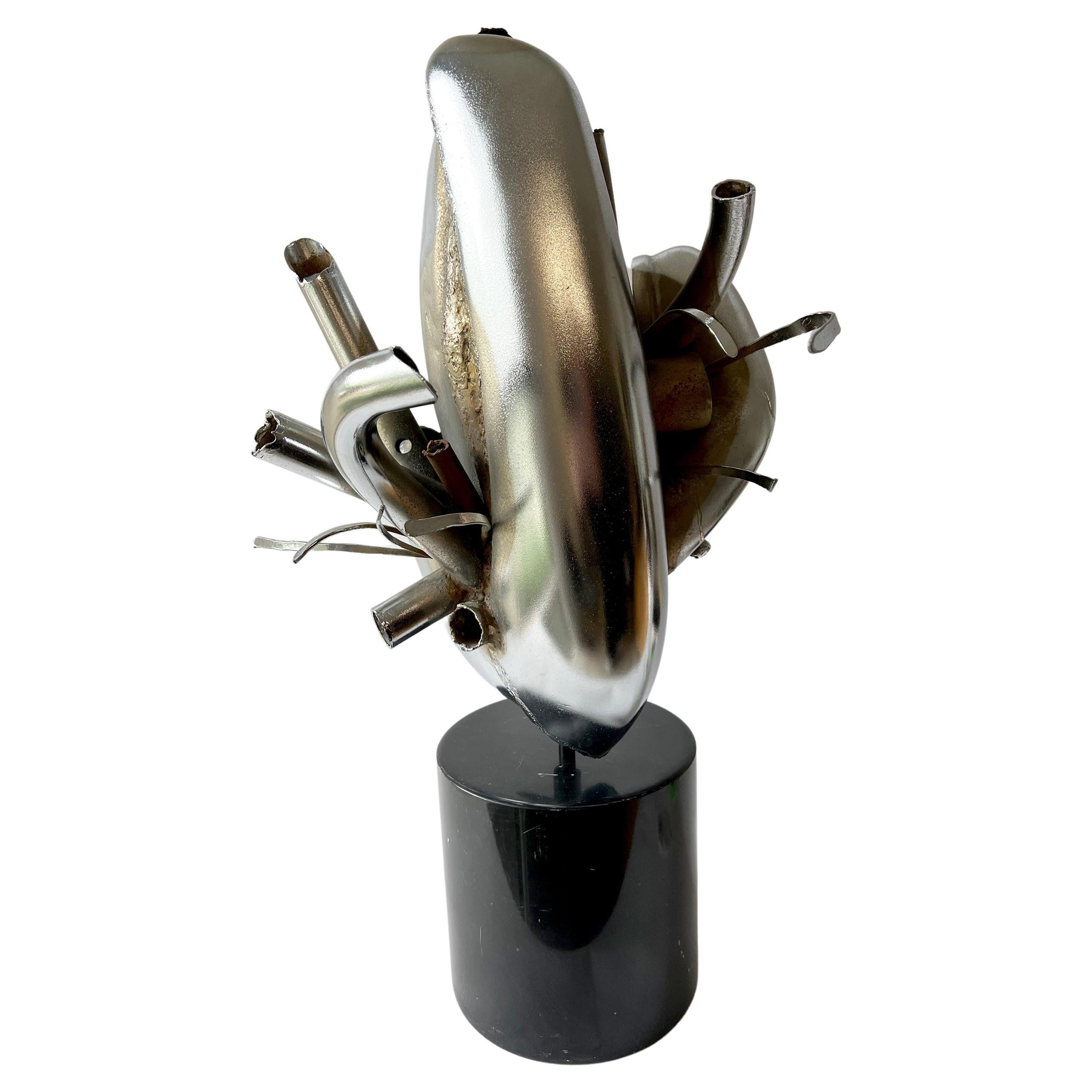 1960s Jason Seley Welded Chrome Automobile Bumper Abstract Sculpture  For Sale 3