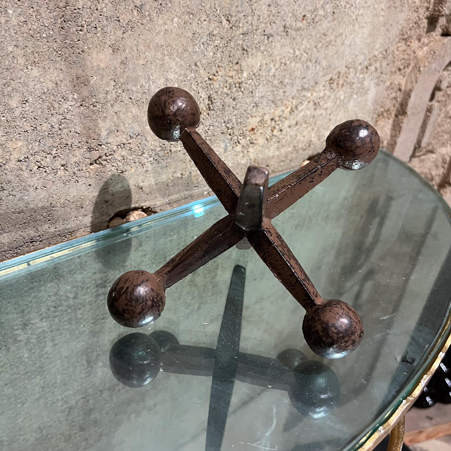 American 1960s Design Line Single Jack Patinated Bookend California For Sale