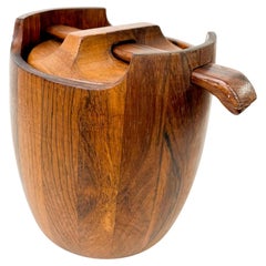 1960s Jean Gillon Jacaranda Rosewood Ice Bucket Brazilian Modern