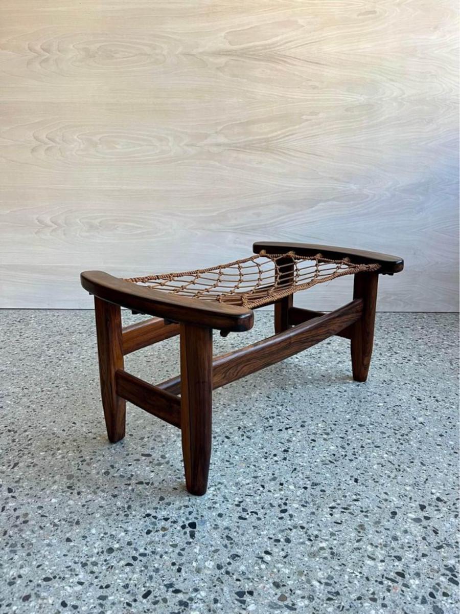 Silla de salón y otomana Jean Gillon Jangada, años 60 3