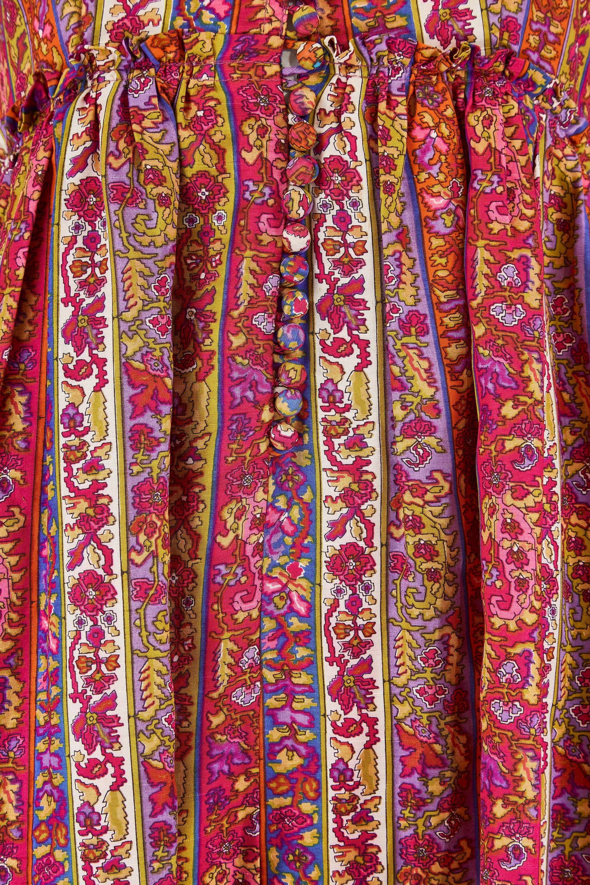 Robe à imprimé floral Liberty Jean Muir des années 1960 en vente 2