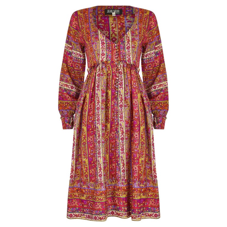 navy patterned midi dress Lotta