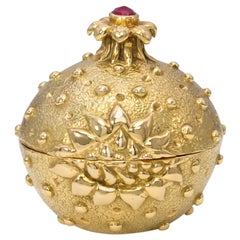 boîte à grenade en or Jean Schlumberger for Tiffany & Co. des années 1960