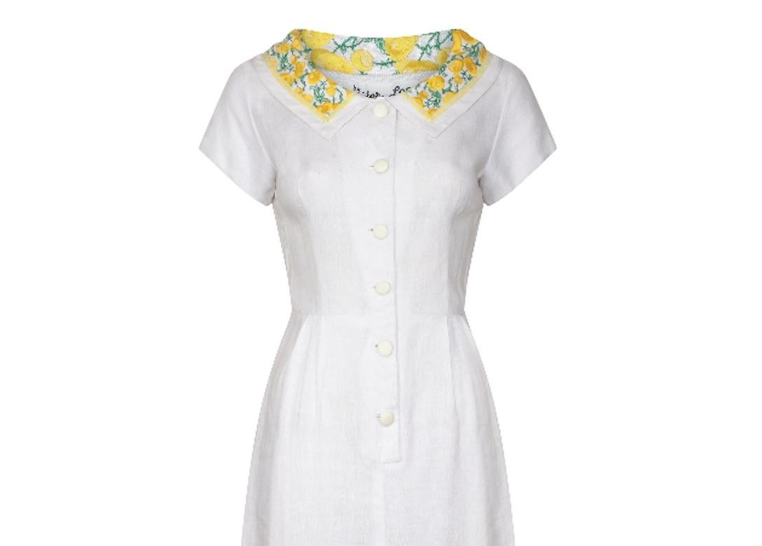 moygashel linen dress
