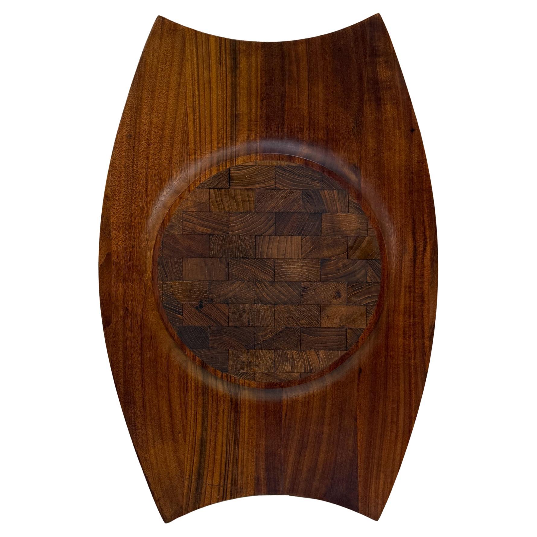 1960s Jens Quistgaard Dansk Charcuterie Rare Wood Tray Denmark