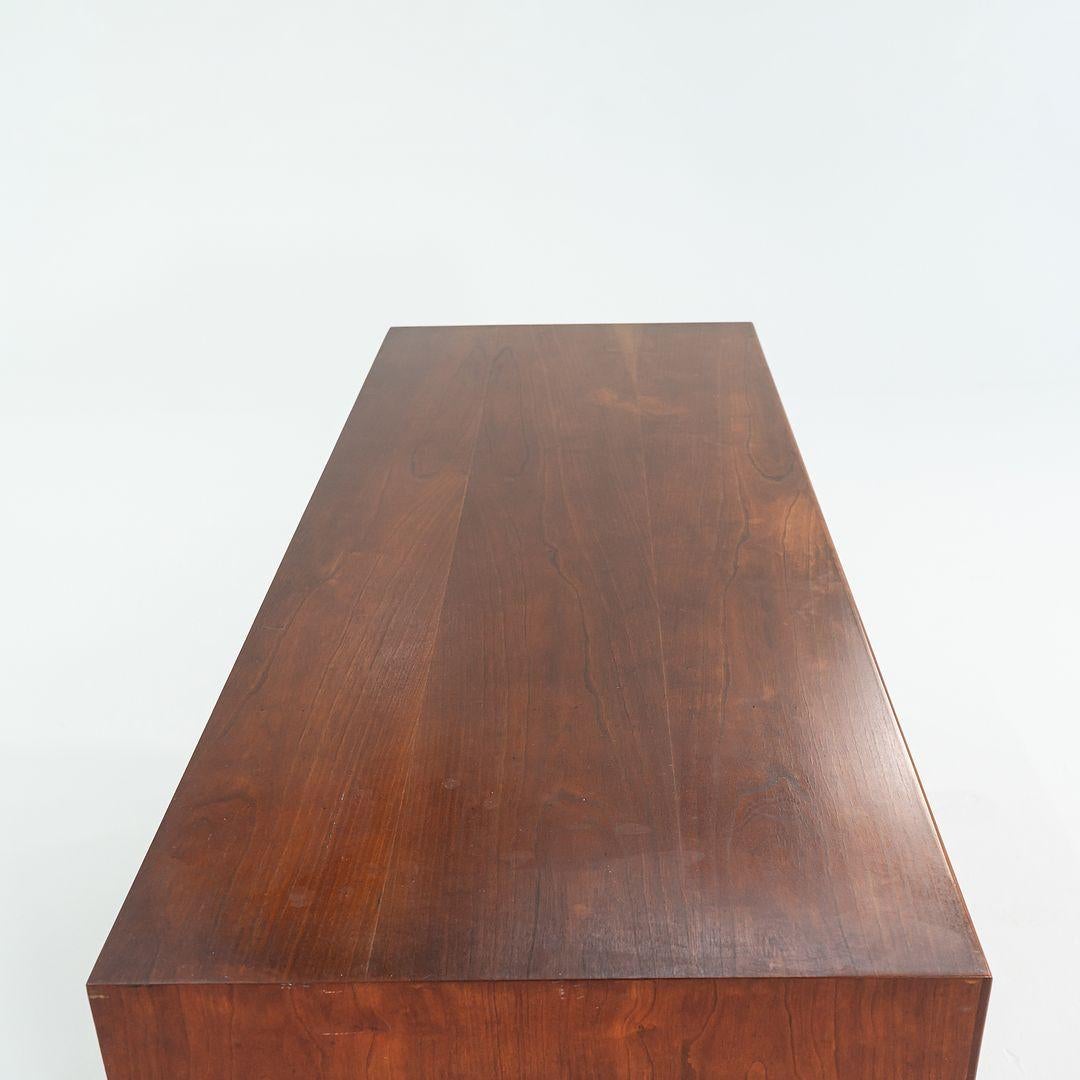 1960s Jens Risom Designs Large 3-Drawer Cabinet / Credenza American Black Walnut For Sale 2
