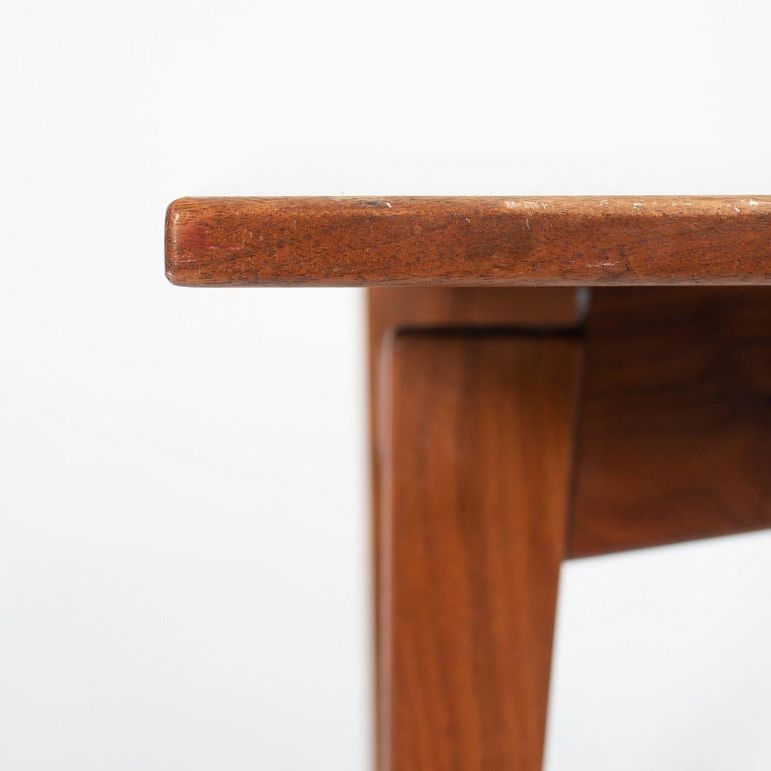 1960s Jens Risom Walnut Side Table with Faux Walnut Laminate Top For Sale 6
