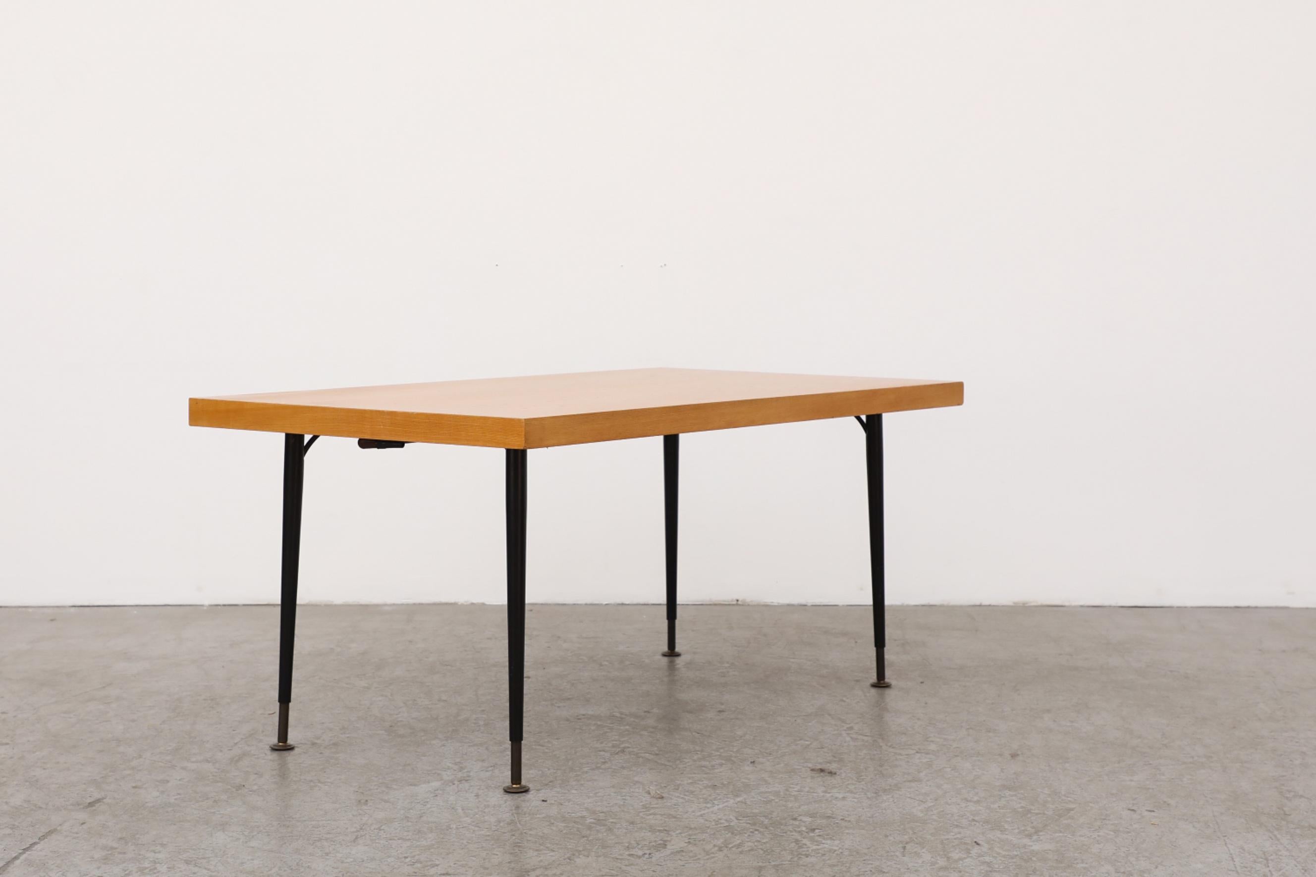 Mid-Century Modern 1960s Jese Möbel Height Adjustable Console-side-dining Table