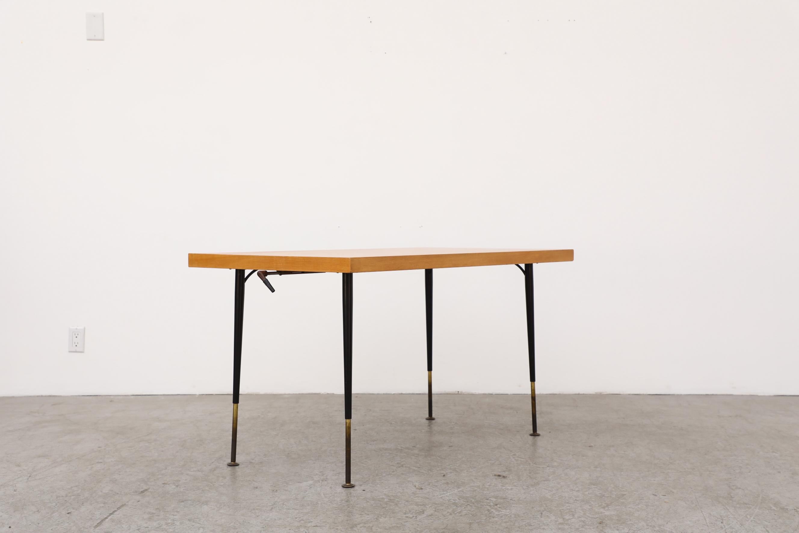1960s Jese Möbel Height Adjustable Console-side-dining Table In Good Condition In Los Angeles, CA