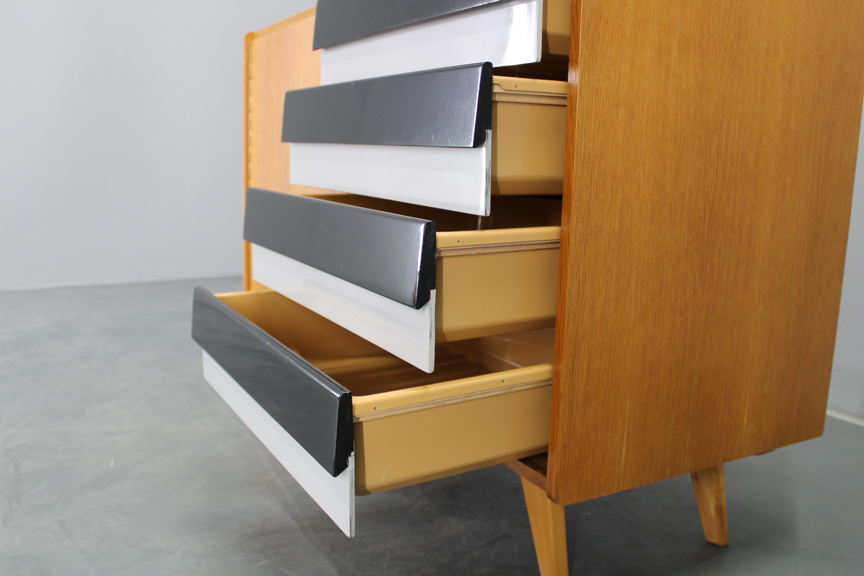 1960s Jiri Jiroutek Chest of Drawers U-458, Czechoslovakia 8