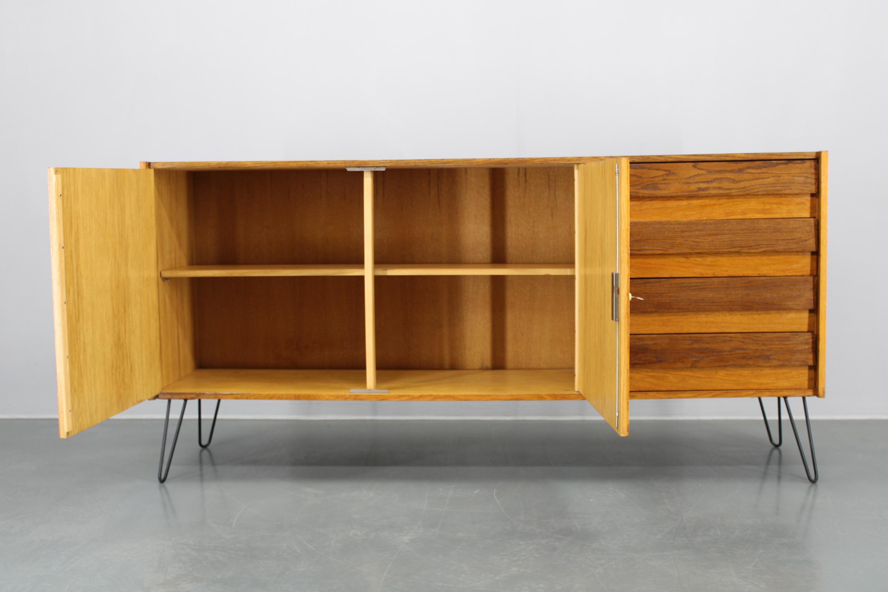 1960s Jiri Jiroutek Upcycled Sideboard, Czechoslovakia For Sale 4