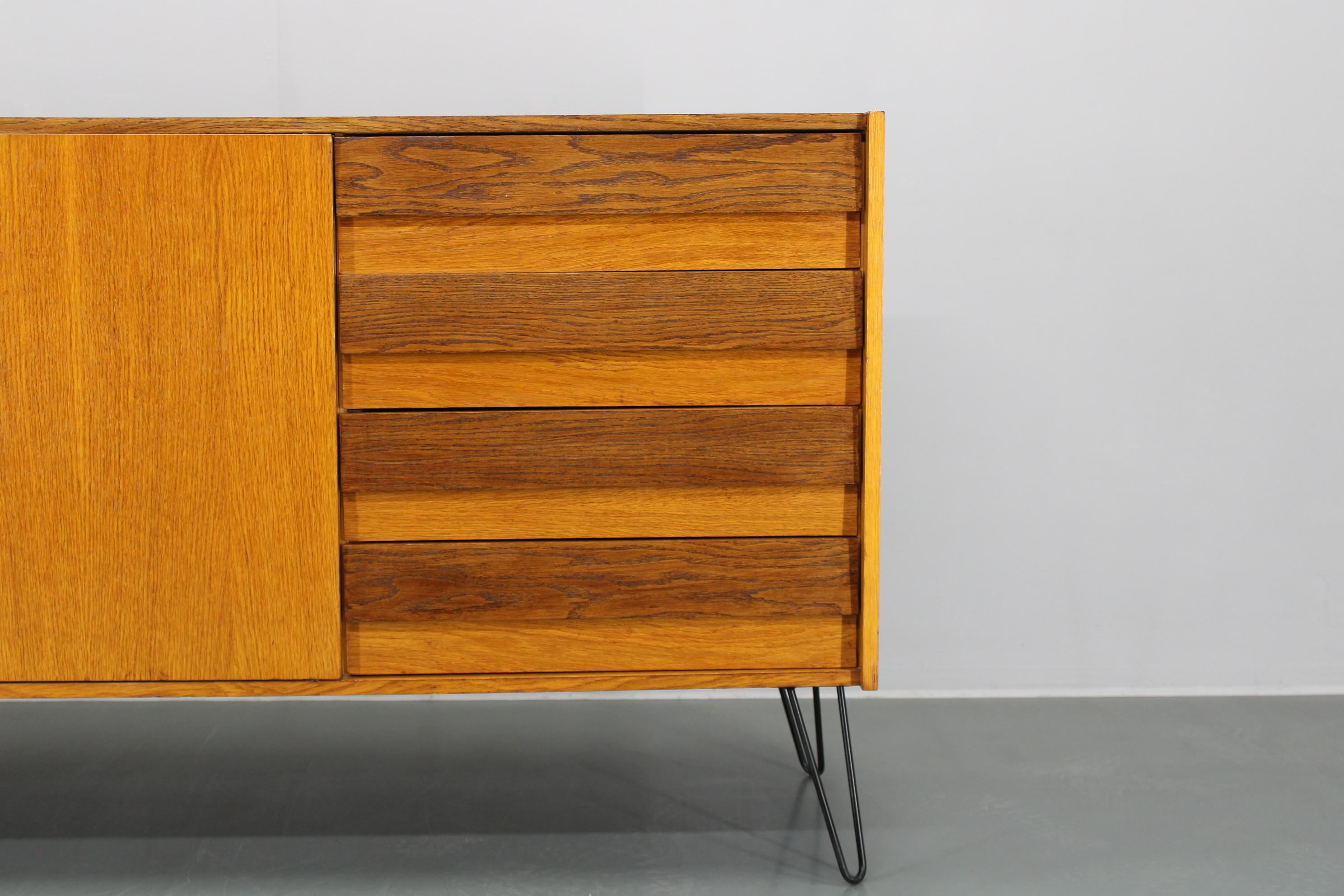 1960s Jiri Jiroutek Upcycled Sideboard, Czechoslovakia In Good Condition For Sale In Praha, CZ