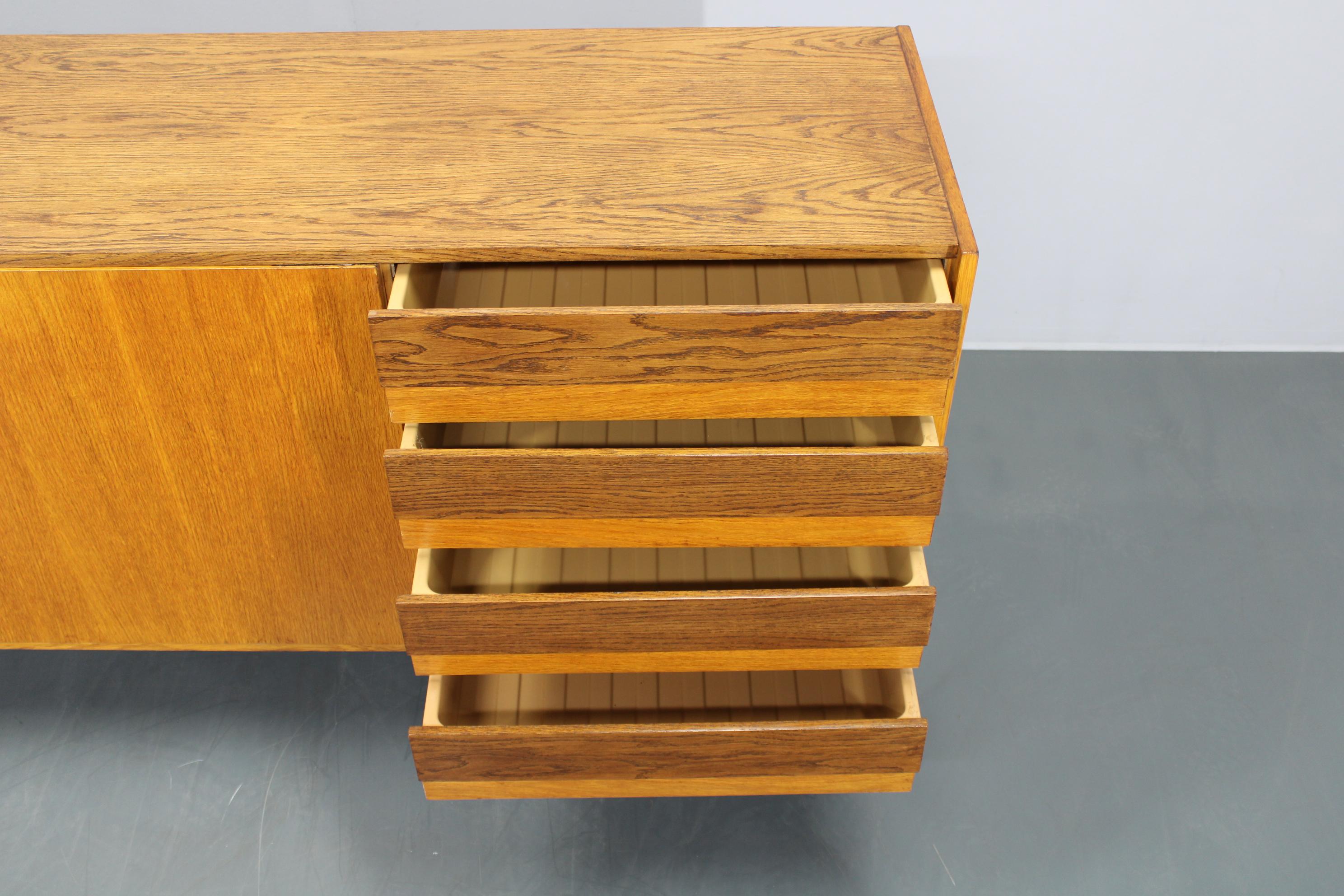 Wood 1960s Jiri Jiroutek Upcycled Sideboard, Czechoslovakia For Sale