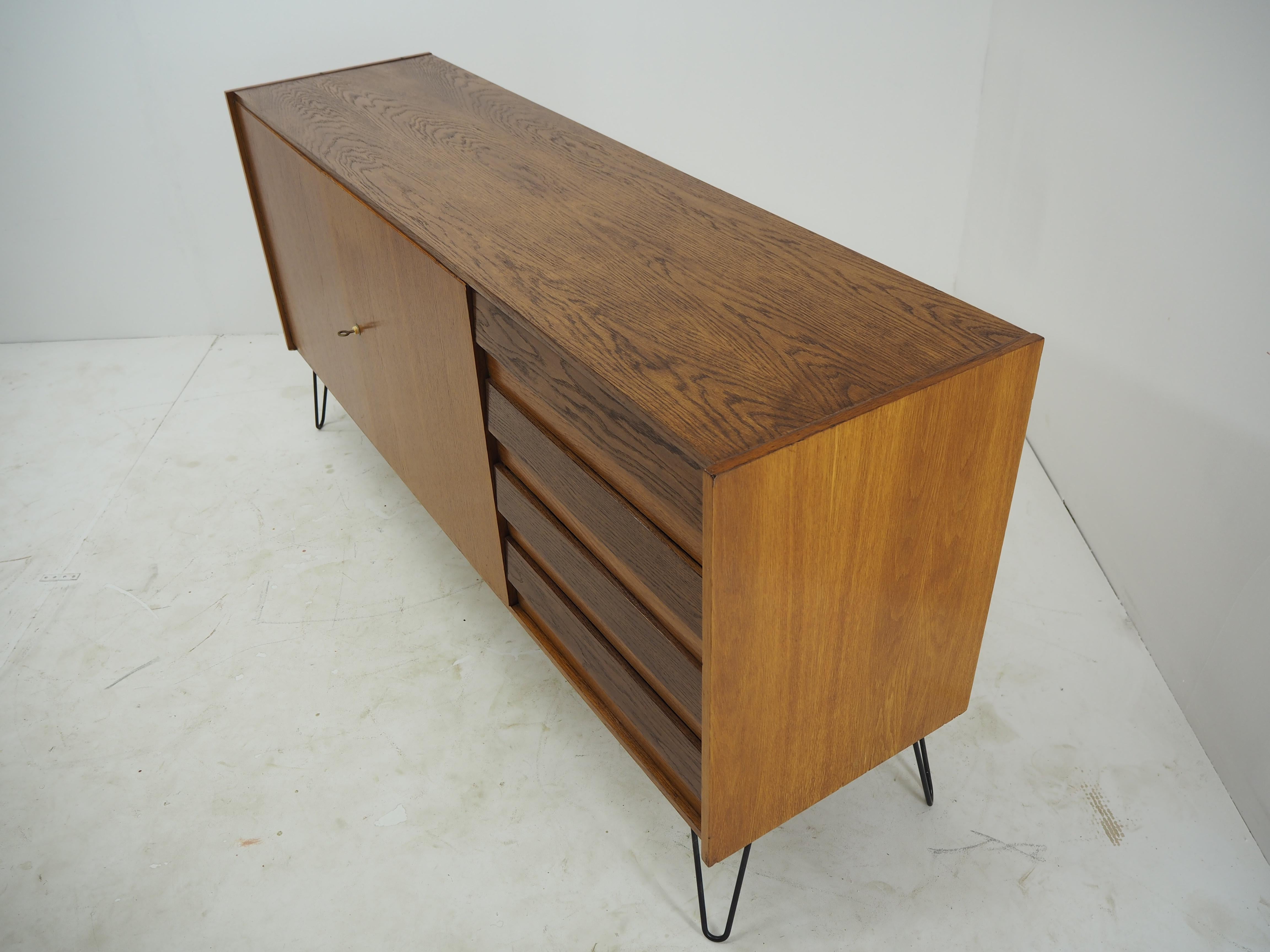 Wood 1960s Jiri Jiroutek Upcycled Sideboard, Czechoslovakia For Sale