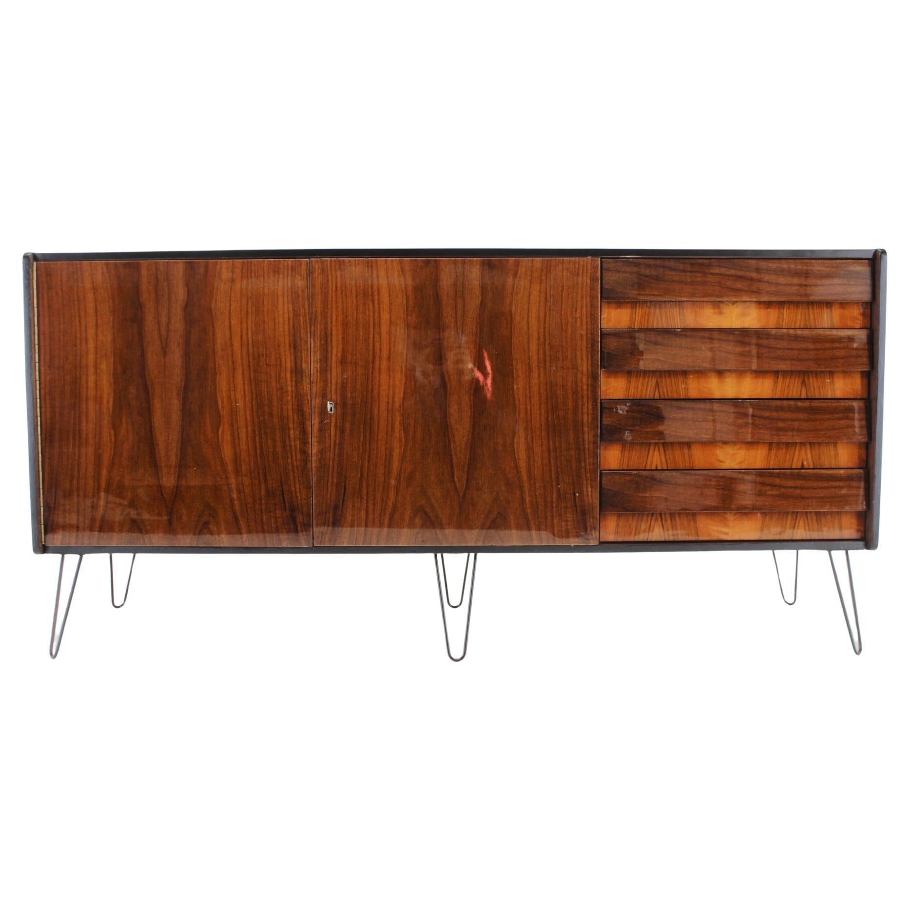 1960s Jiri Jiroutek Upcycled Sideboard , Czechoslovakia