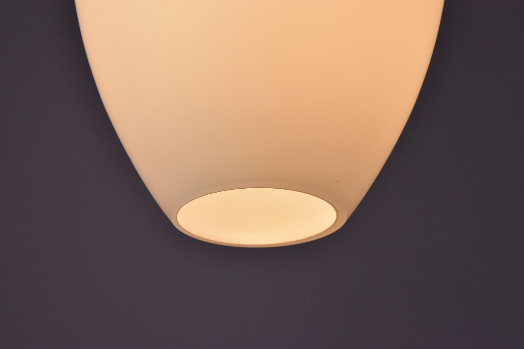 1960s Jo Hammerborg Signed Pompei Pendant Lamp for Fog & Morup and Holmegaard For Sale 2