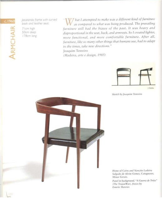 1960s Joaquim Tenreiro Brazilian Dining Chairs In Rosewood Set Of Nine