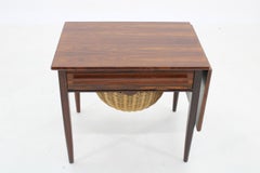 1960s Johannes Andersen Palisander Folding Sewing Table by Silkeborg, Denmark