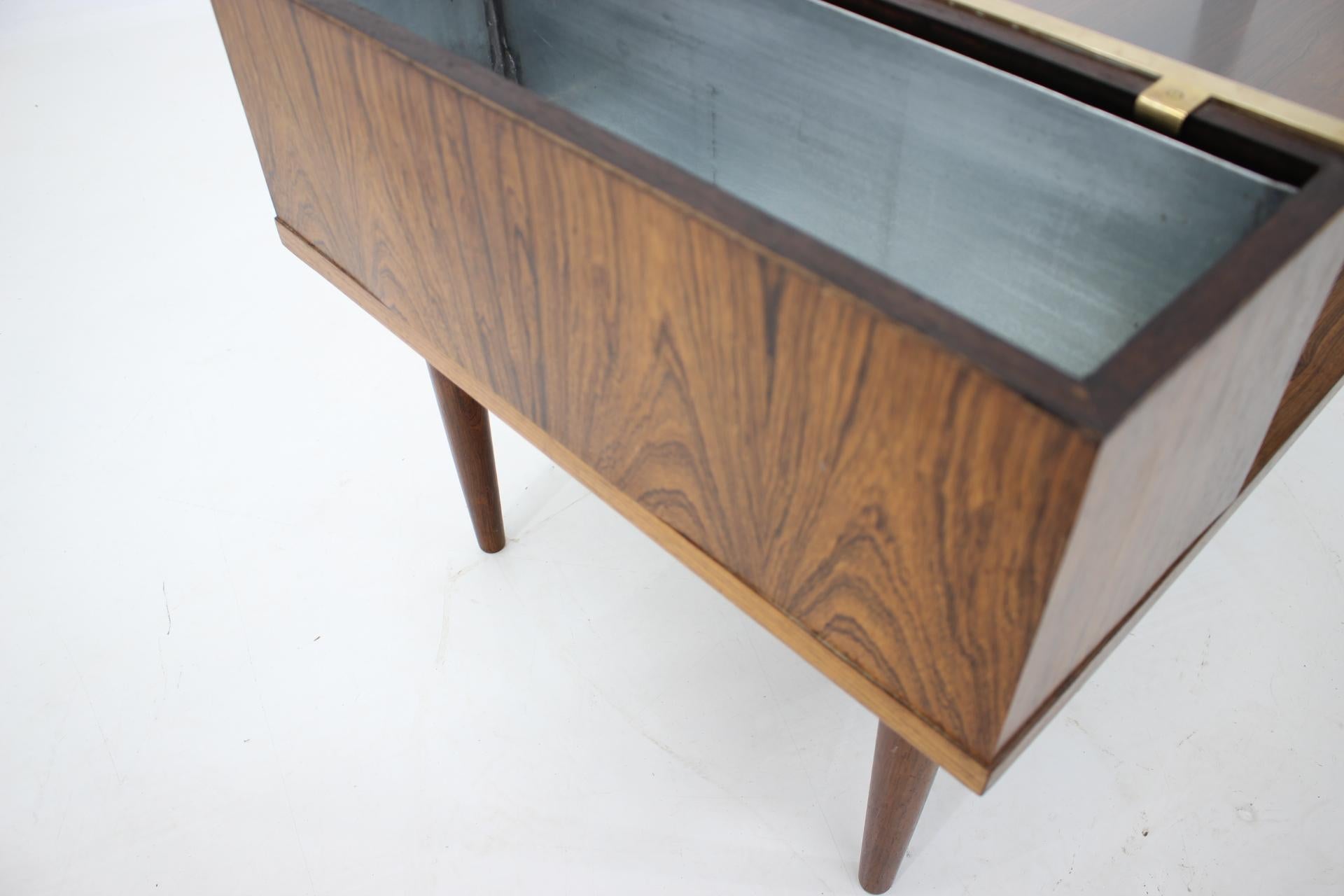 Glass 1960s Johannes Andersen Planter Coffee Table for Silkeborg, Denmark