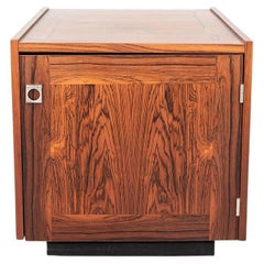 1960s Johannes Sorth Bornholm Danish End Table / Nightstand / Cabinet, Rosewood