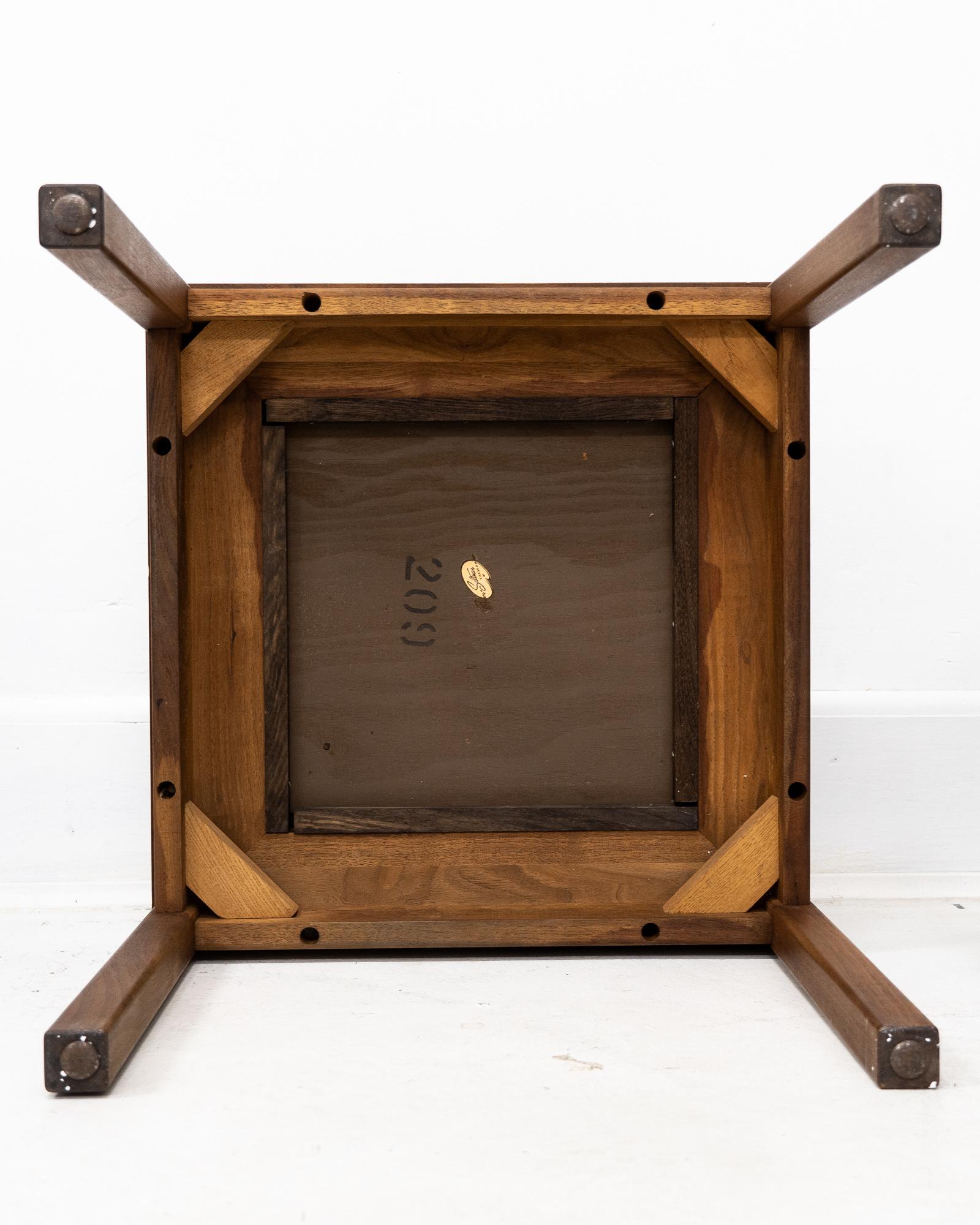 Beistelltische aus blauen Konstellationsfliesen von John Keal für Brown Saltman, 1960er Jahre im Angebot 3