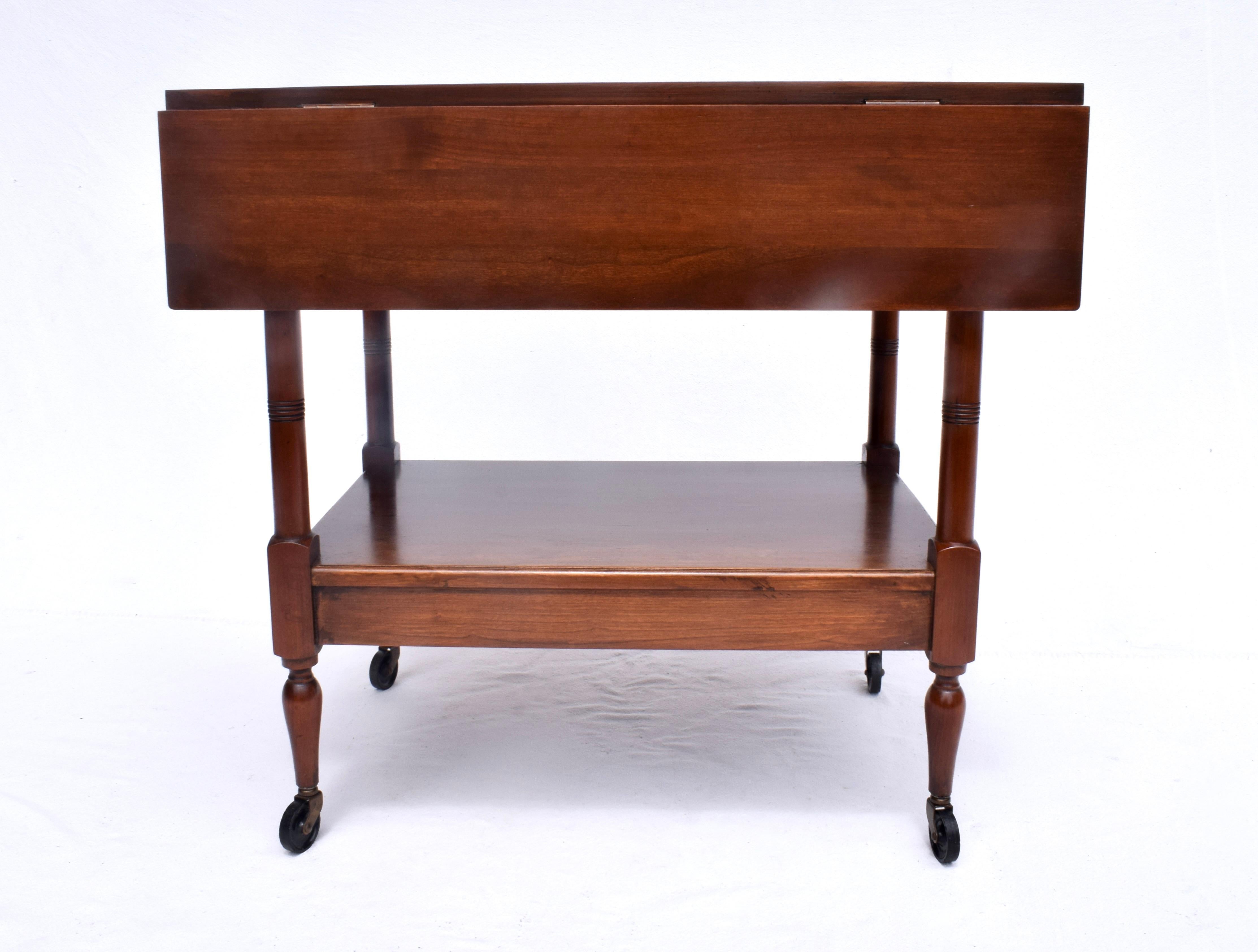 1960's John Stuart Bar Cart Tea Trolly on Casters For Sale 4