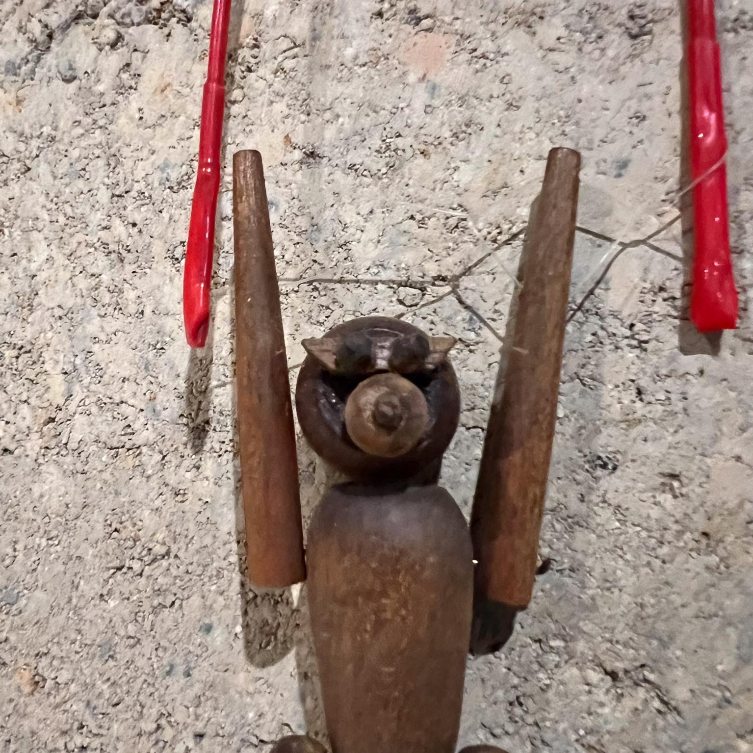 Jointed Wood Monkey on exercisese Rope Stil Bojesen Dänemark 1960er Jahre (Mitte des 20. Jahrhunderts) im Angebot