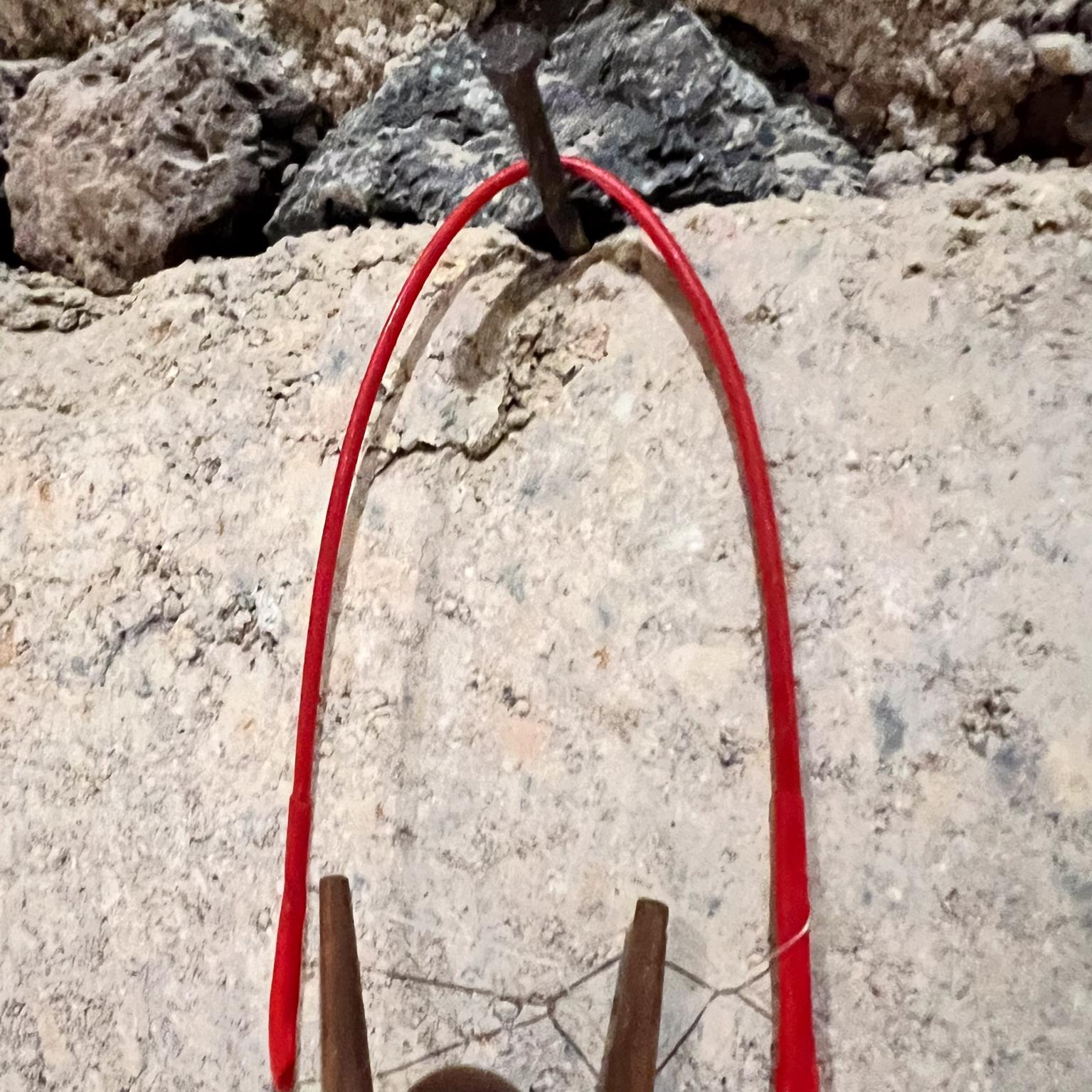 Jointed Wood Monkey on exercisese Rope Stil Bojesen Dänemark 1960er Jahre (Kunststoff) im Angebot