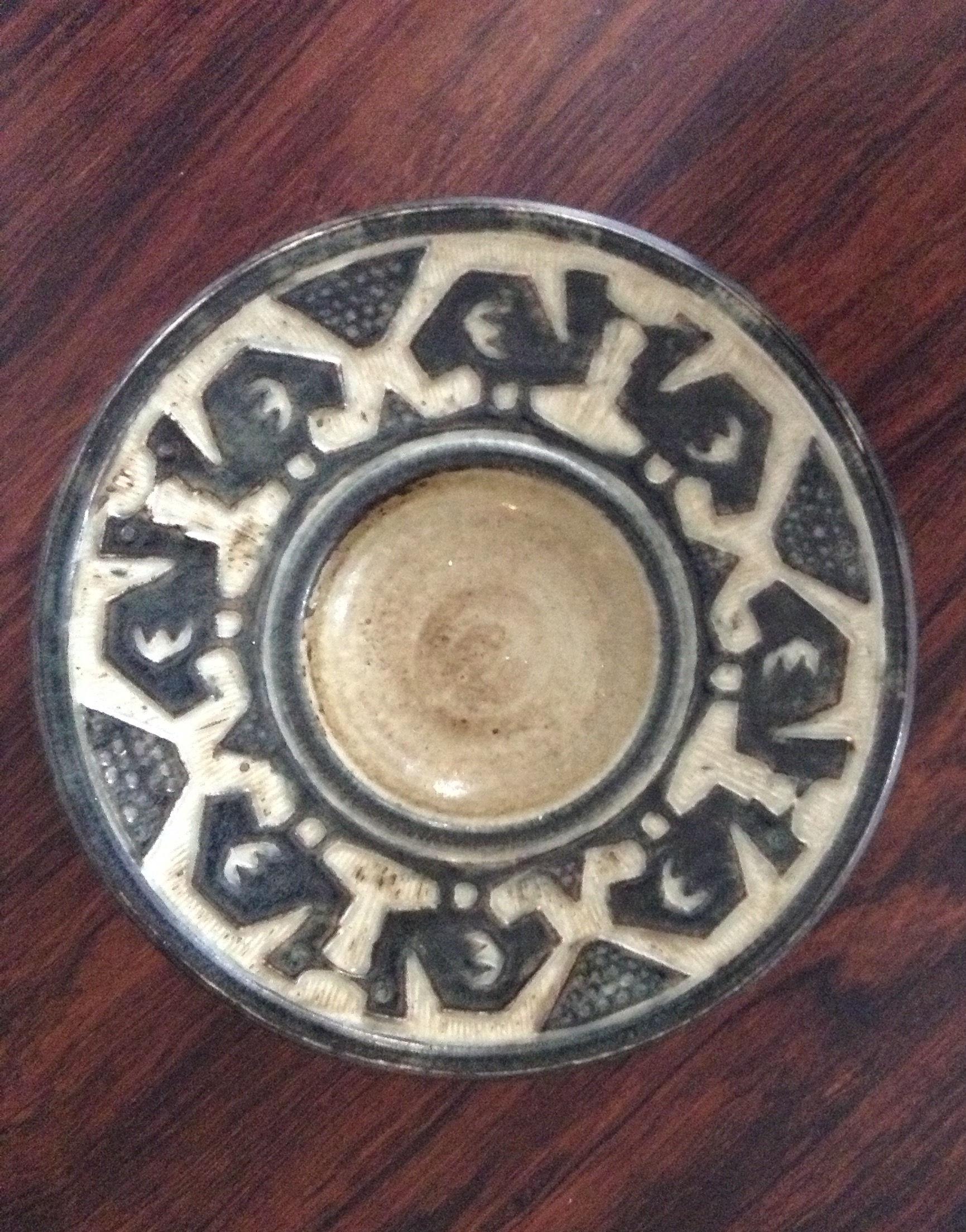 Scandinavian Modern 1960s Jorgen Mogensen Dish with a Light Glaze For Sale