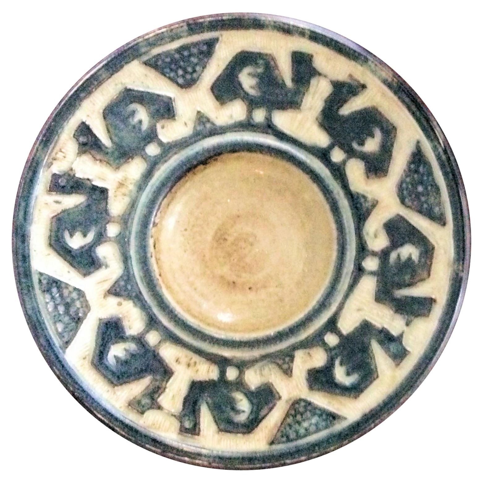 1960s Jorgen Mogensen Dish with a Light Glaze