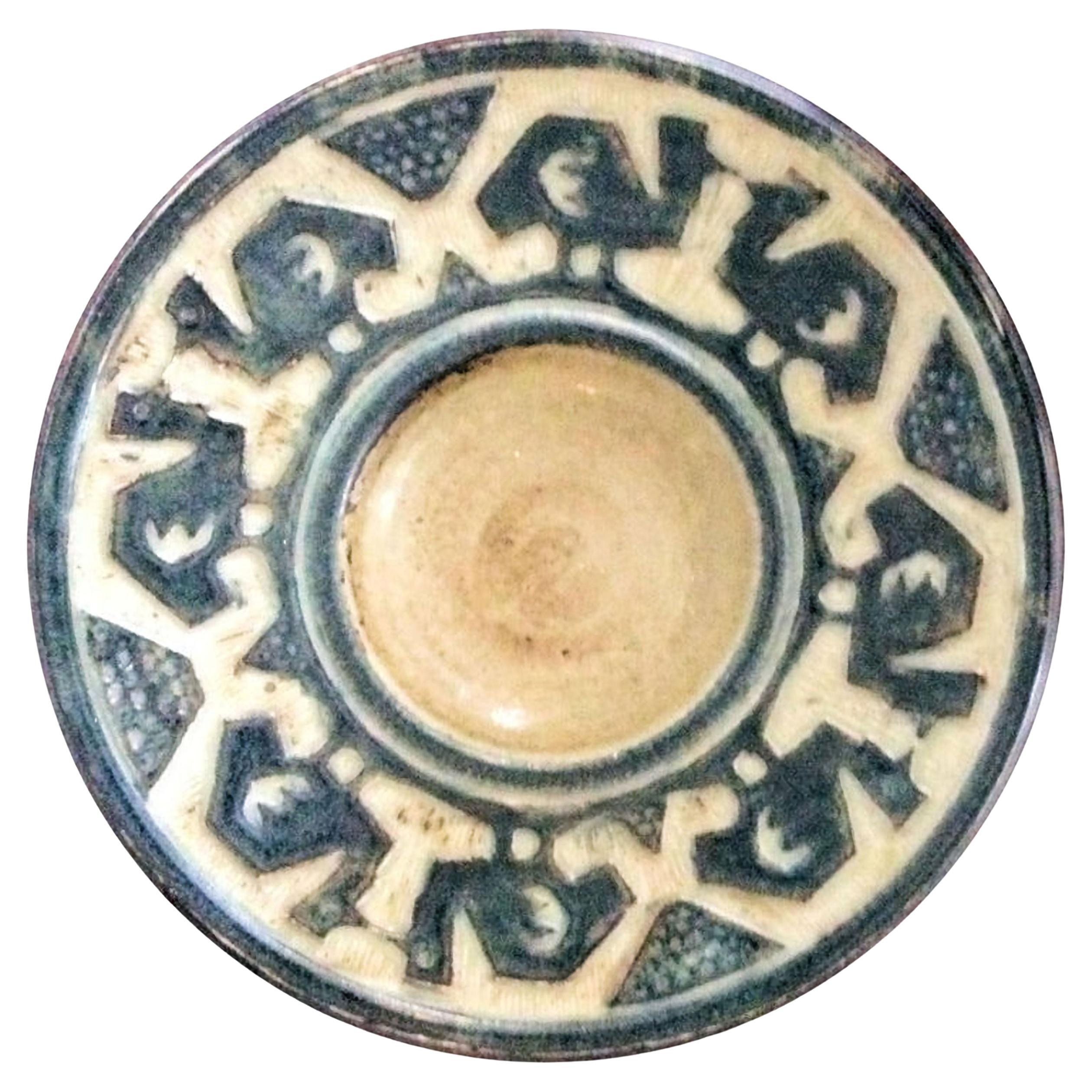 1960s Jorgen Mogensen Dish with a Light Glaze