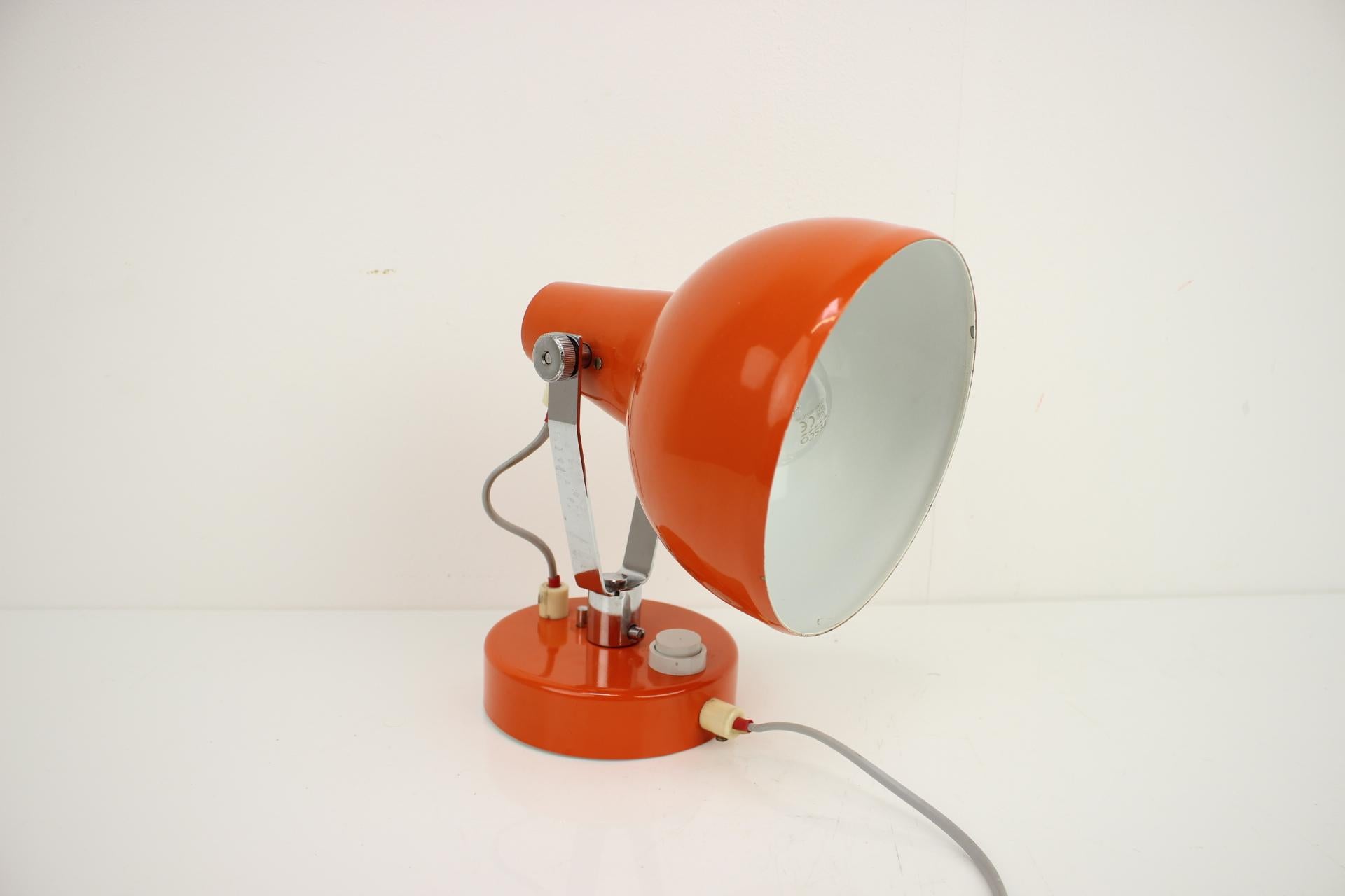 Mid-Century Modern 1960s Design Wall or Table Lamp for Lidokov, Czechoslovakia For Sale