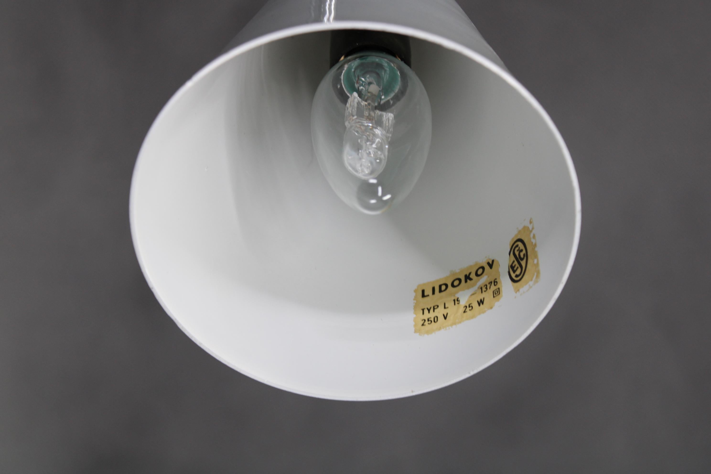 1960s Josef Hurka Table Lamp for Lidokov , Czechoslovakia For Sale 7
