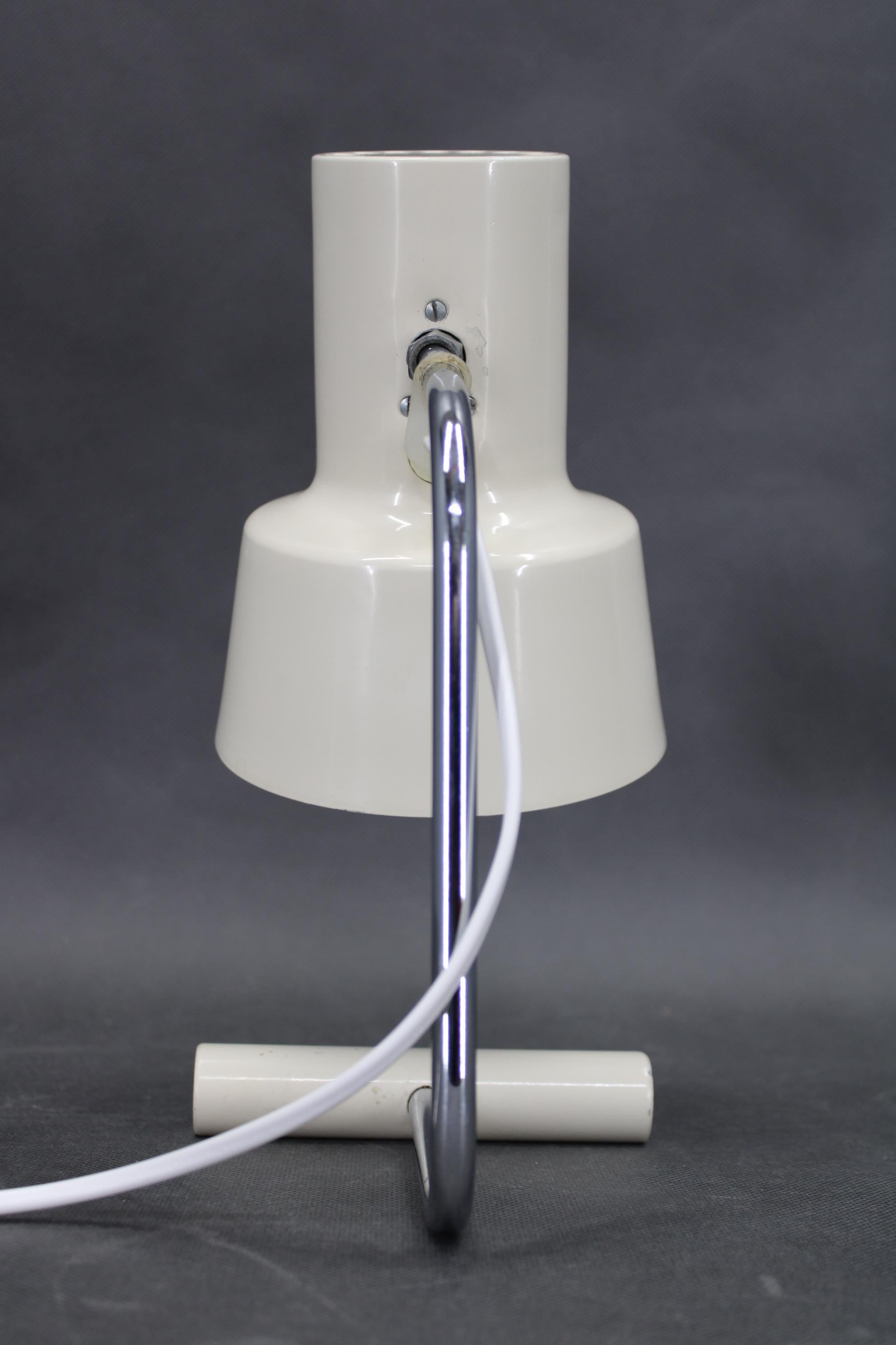 Metal 1960s Josef Hurka Table Lamp for Lidokov , Czechoslovakia For Sale