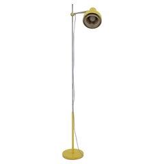 1960s Josef Hurka Yellow Floor Lamp, Czechoslovakia