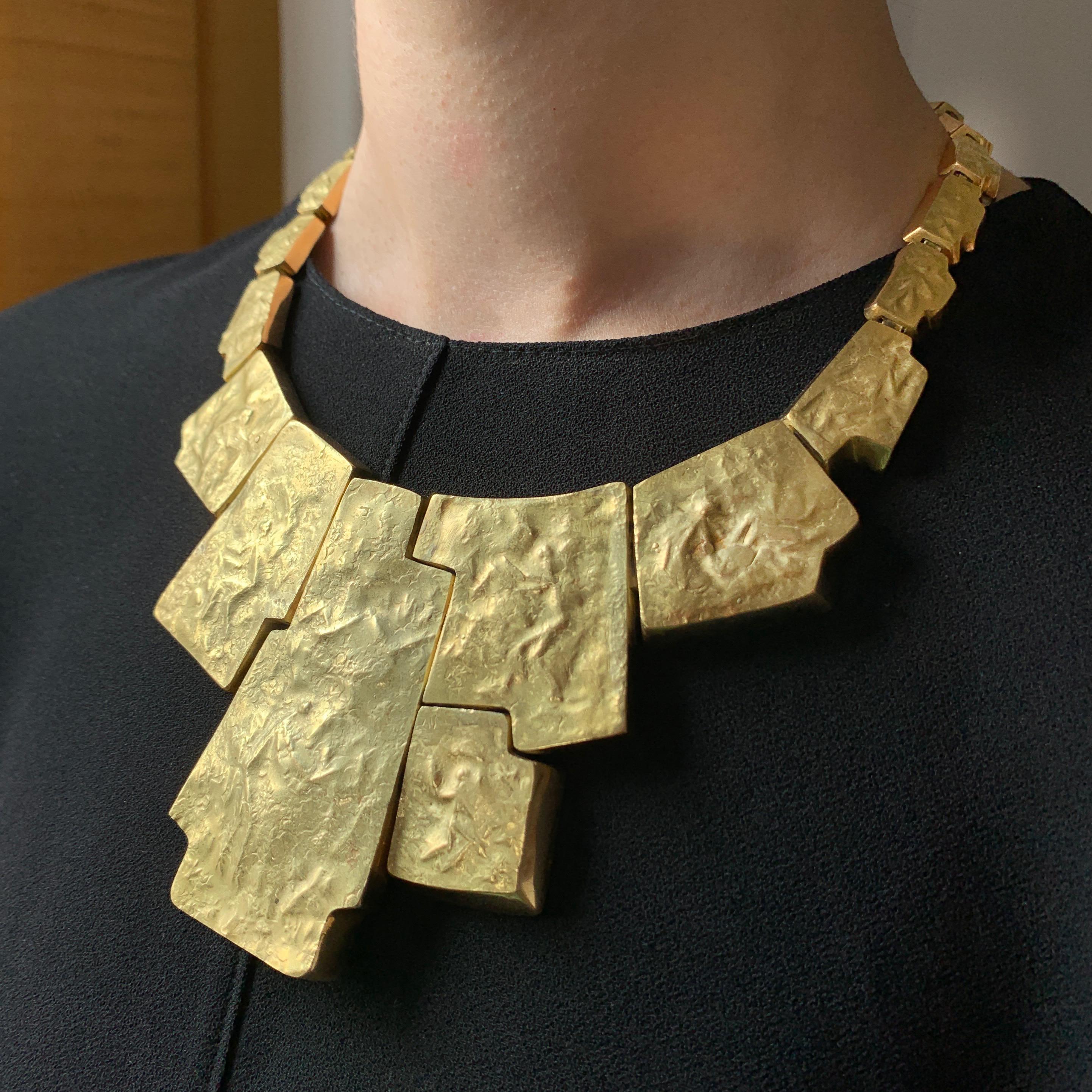 peruvian gold necklace