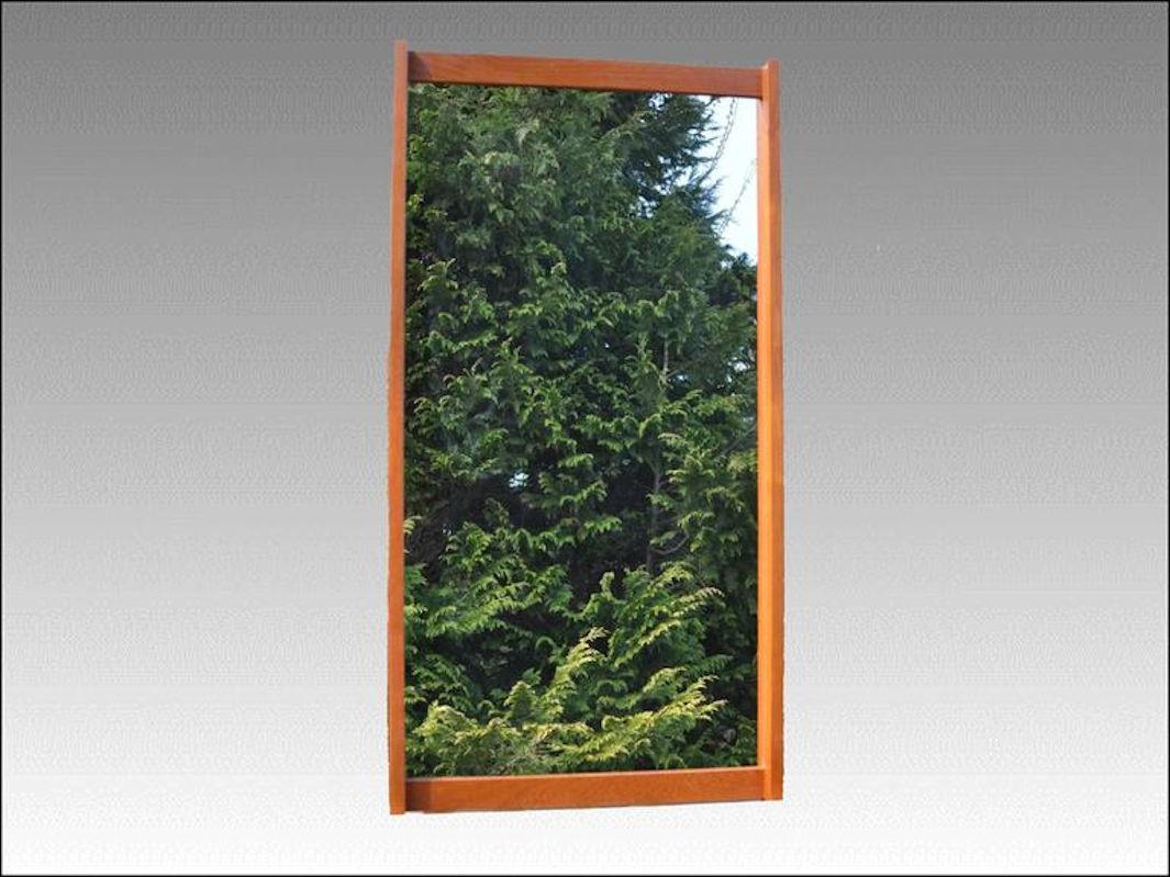 Mirror number 306 in teak frame designed by Kai Kristiansen for Aksel Kjaersgaard in the 1960s.

The mirror is stamped by Aksel Kjaersgaards workshop on the backside and has been checked and refinished by our cabinetmaker to ensure that it´s in good