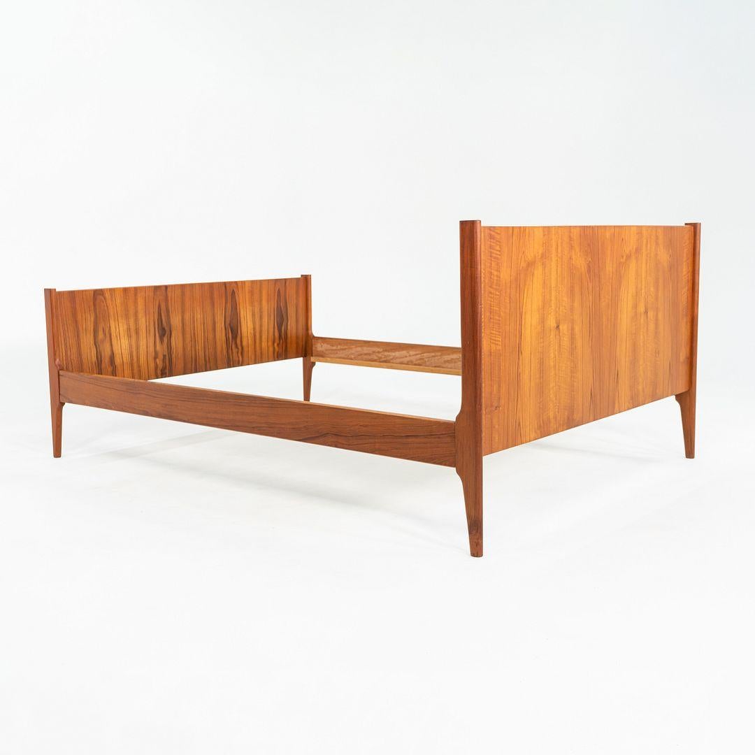 Letto completo in teak con testiera e pediera Kai Kristiansen per Dyrlund del 1960 in vendita 4