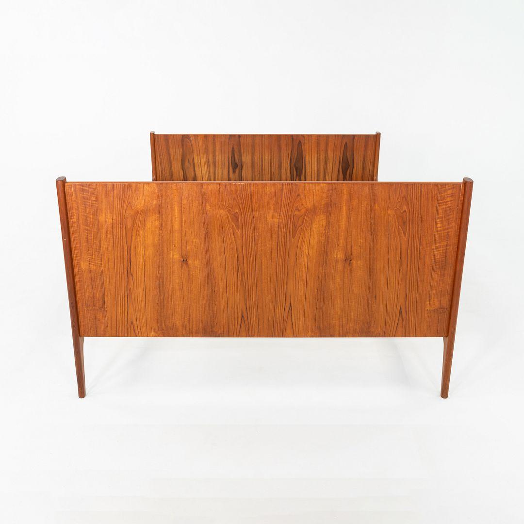 Danese Letto completo in teak con testiera e pediera Kai Kristiansen per Dyrlund del 1960 in vendita