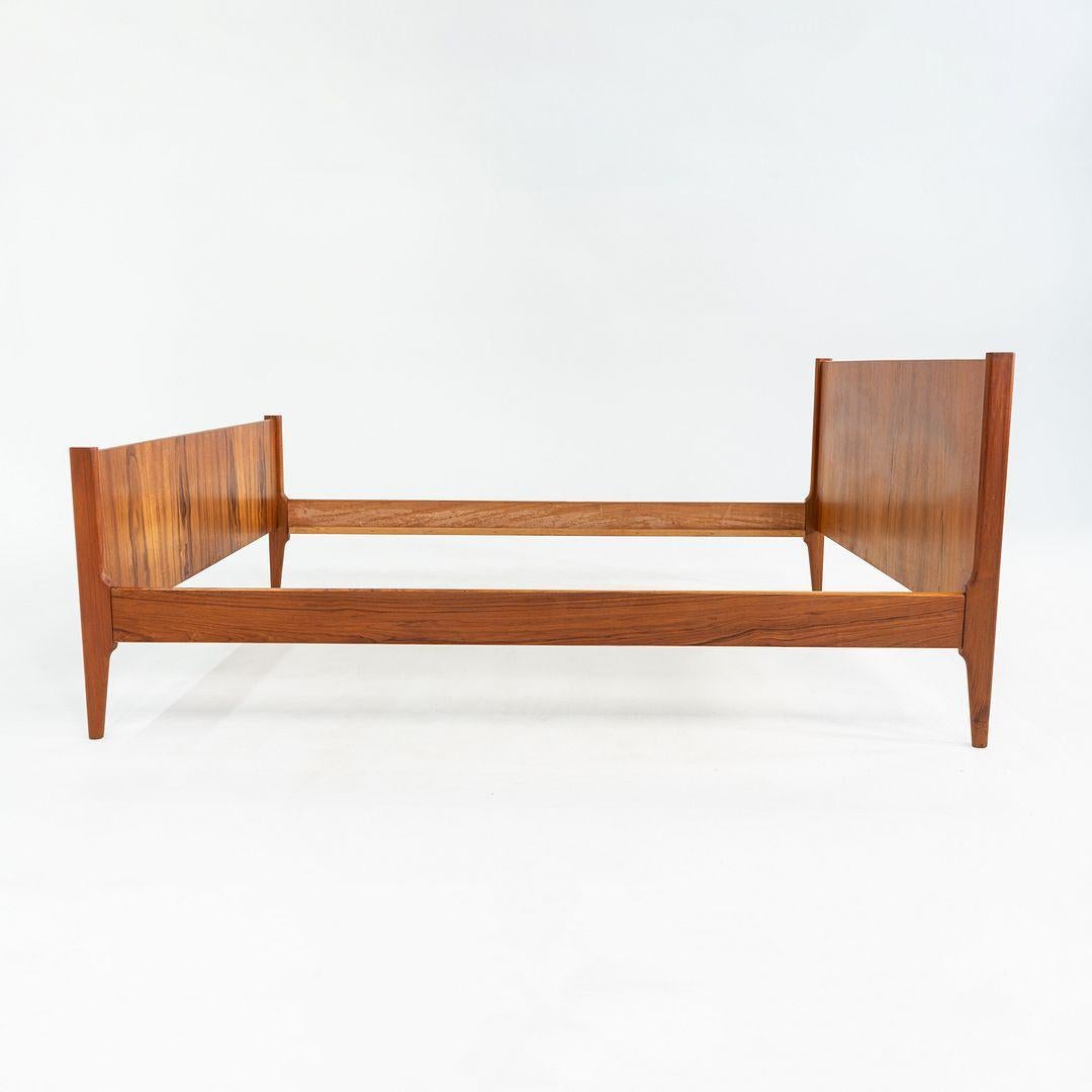 Letto completo in teak con testiera e pediera Kai Kristiansen per Dyrlund del 1960 In condizioni buone in vendita a Philadelphia, PA