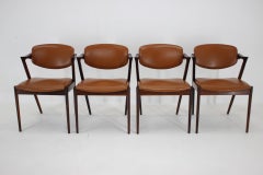 1960s Kai Kristiansen Model 42 Dining Chairs , set of 4