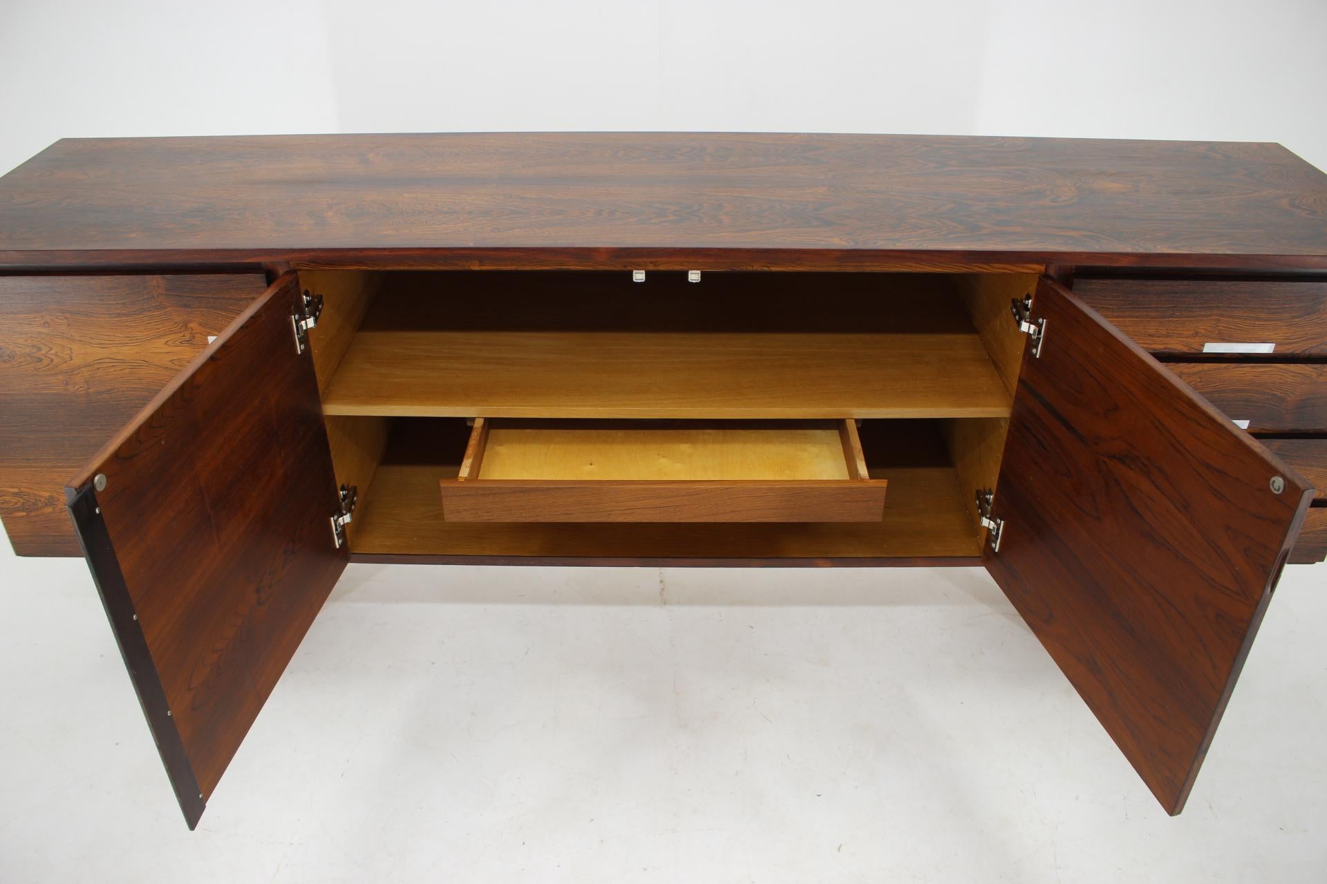 Mid-Century Modern 1960s Kai Kristiansen Palisander Sideboard, Denmark For Sale