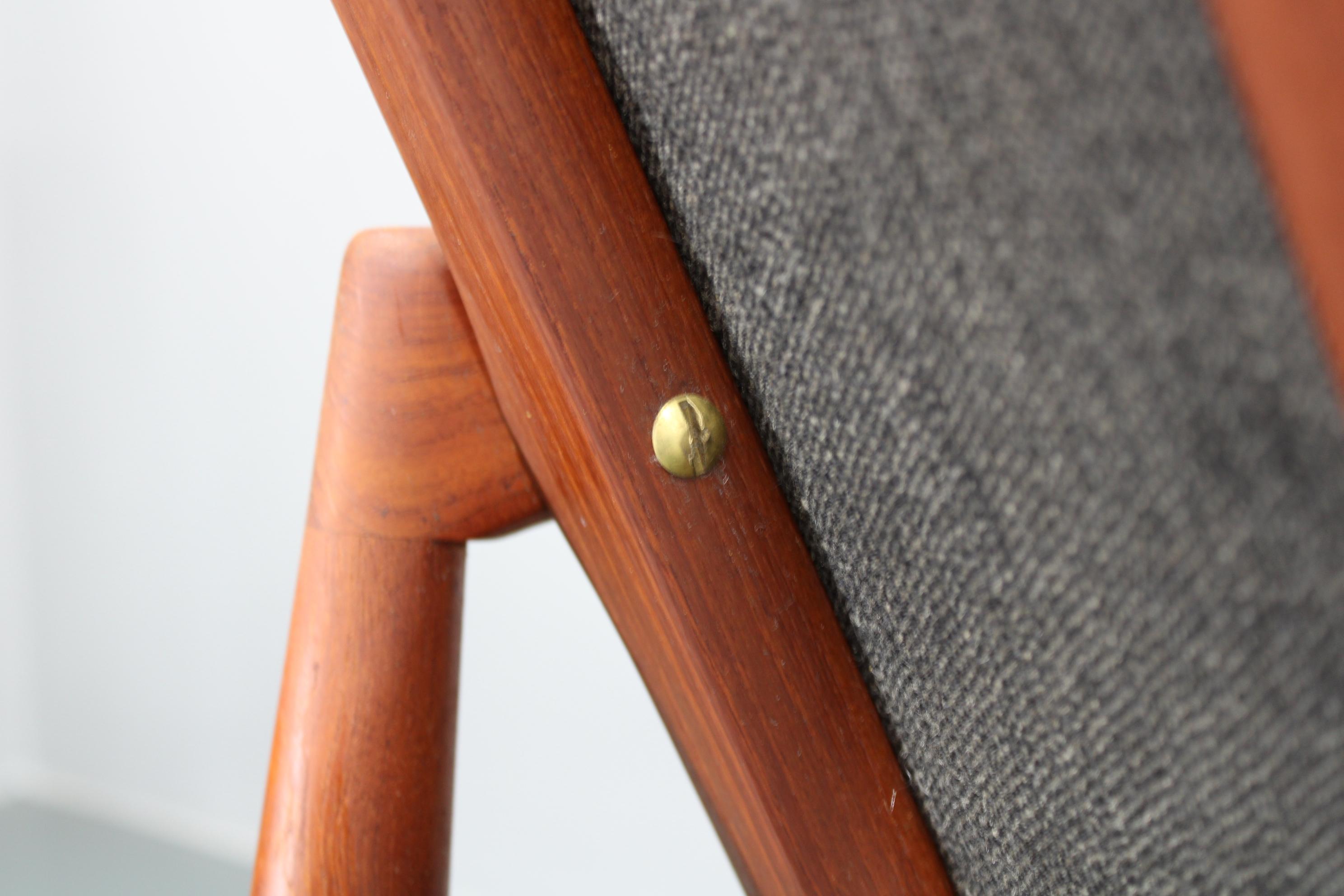 Divano a 2 posti in teak Kai Kristiansen del 1960, Danimarca in vendita 8