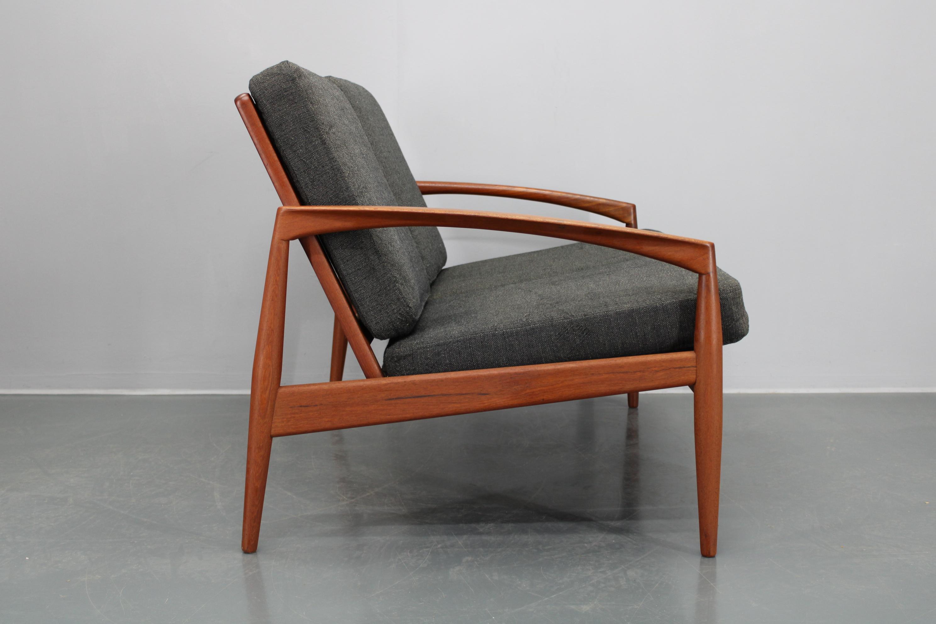 XX secolo Divano a 2 posti in teak Kai Kristiansen del 1960, Danimarca in vendita