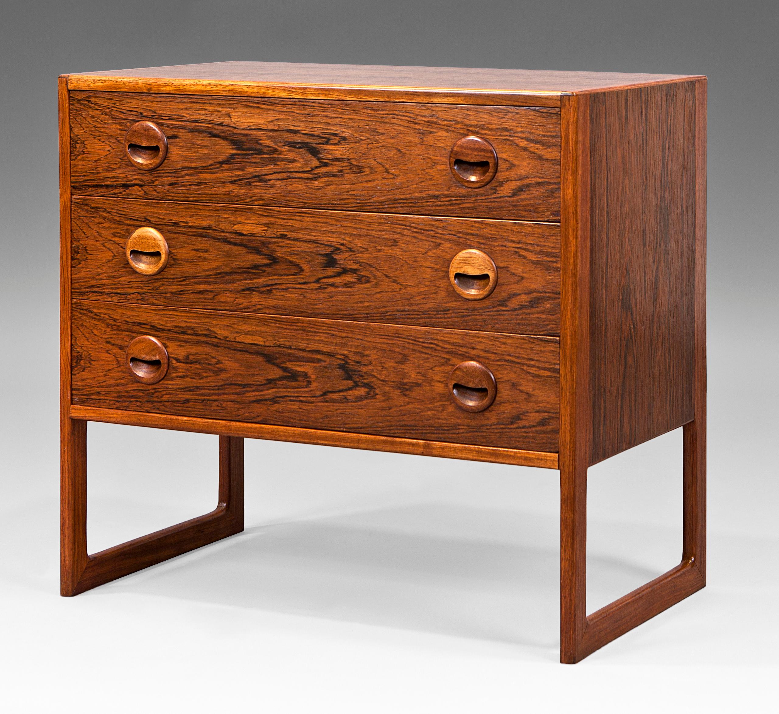 Mid-Century Modern 1960s Kai Kristiansen Rio Rosewood Chest of Drawers