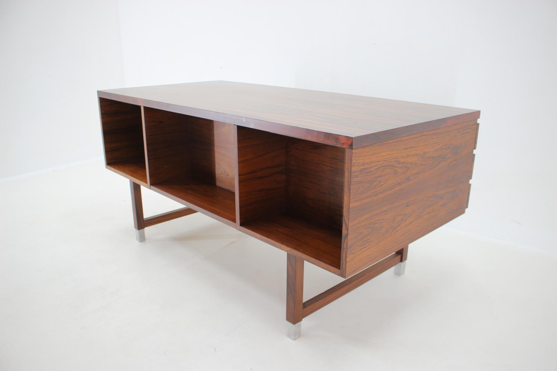 1960s Kai Kristiansen Rosewood Executive Desk Model EP 401, Denmark 9