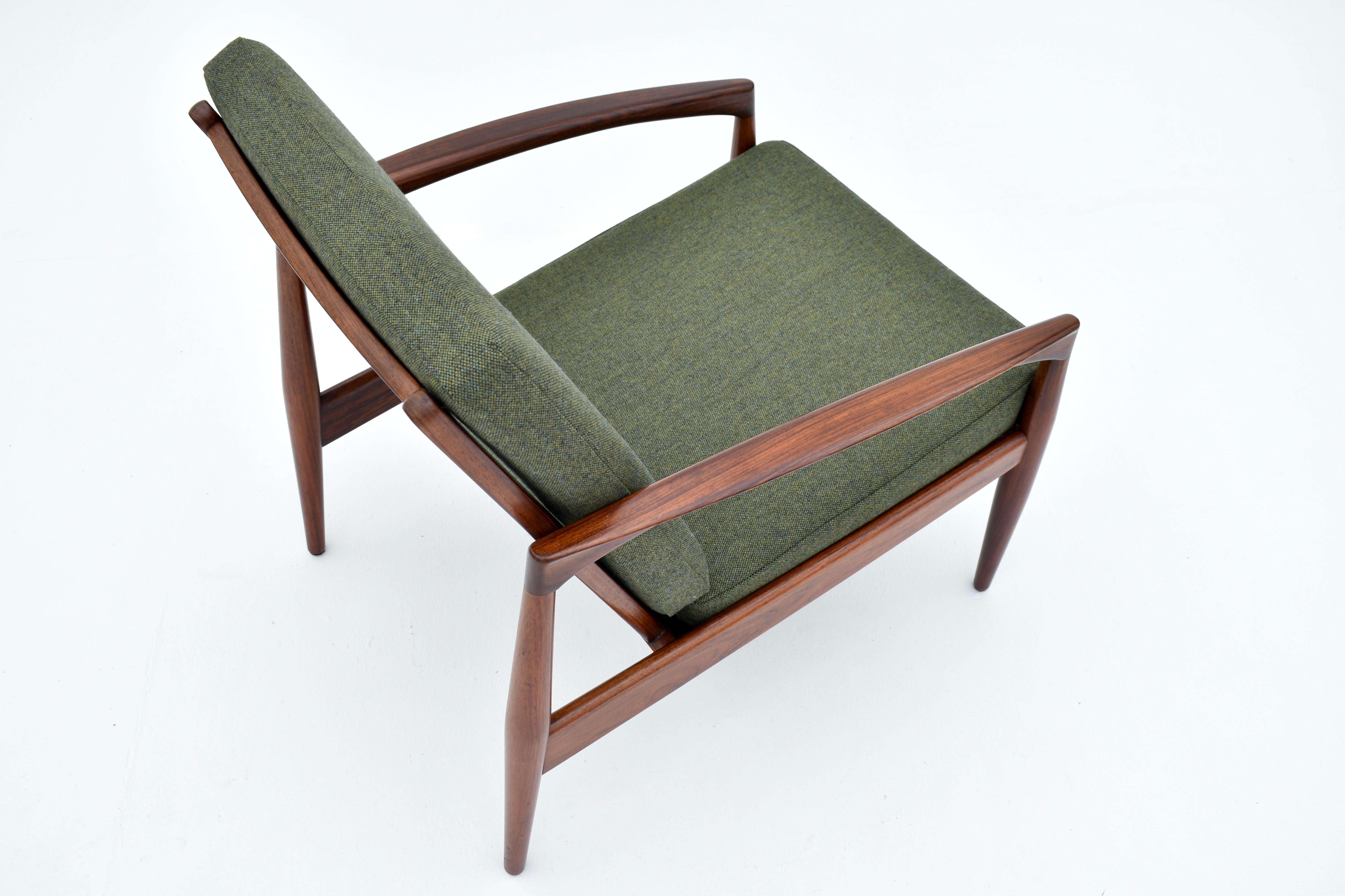 1960s Kai Kristiansen Rosewood Paperknife Chair For Magnus Olesen, Denmark 5
