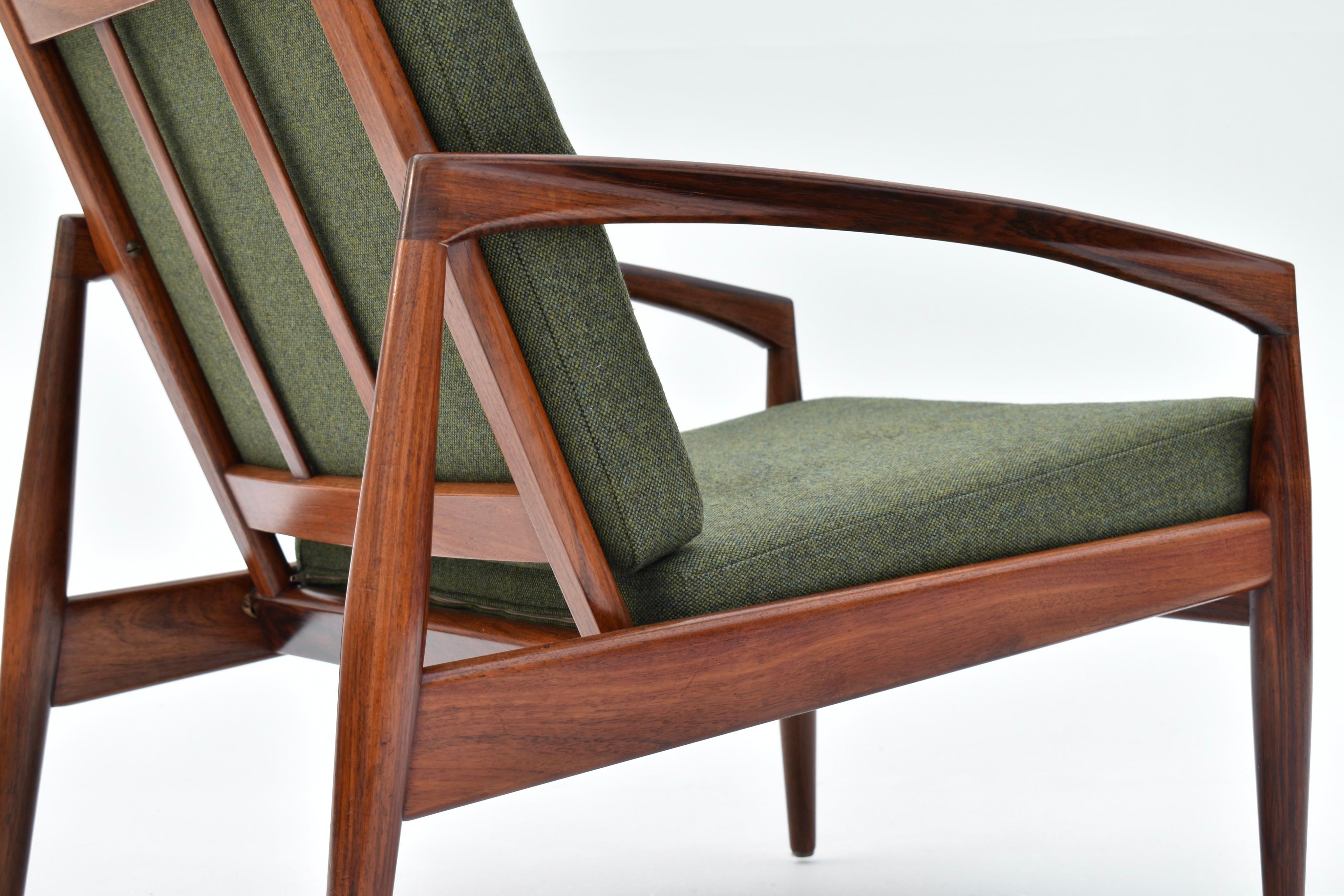 1960s Kai Kristiansen Rosewood Paperknife Chair For Magnus Olesen, Denmark 6